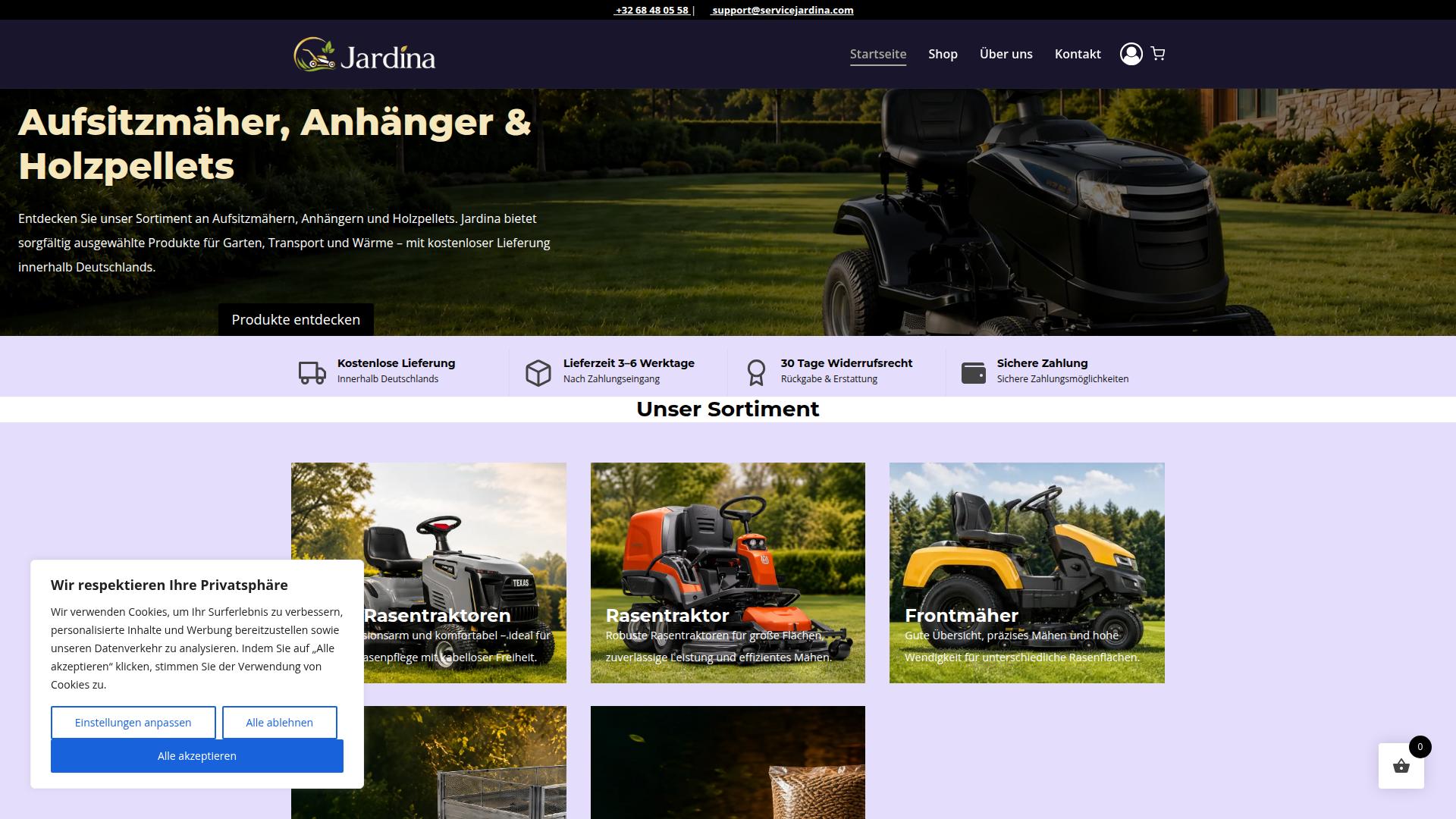 Screenshot servicejardina.com