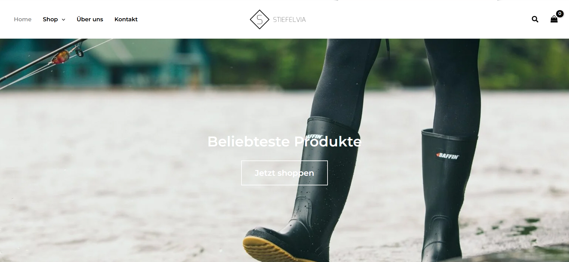 Screenshot stiefelvia.com