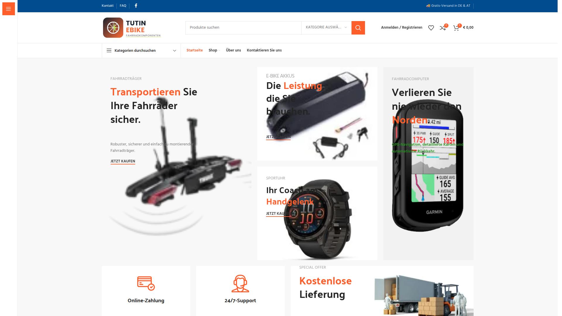 Screenshot tutin-ebike.com