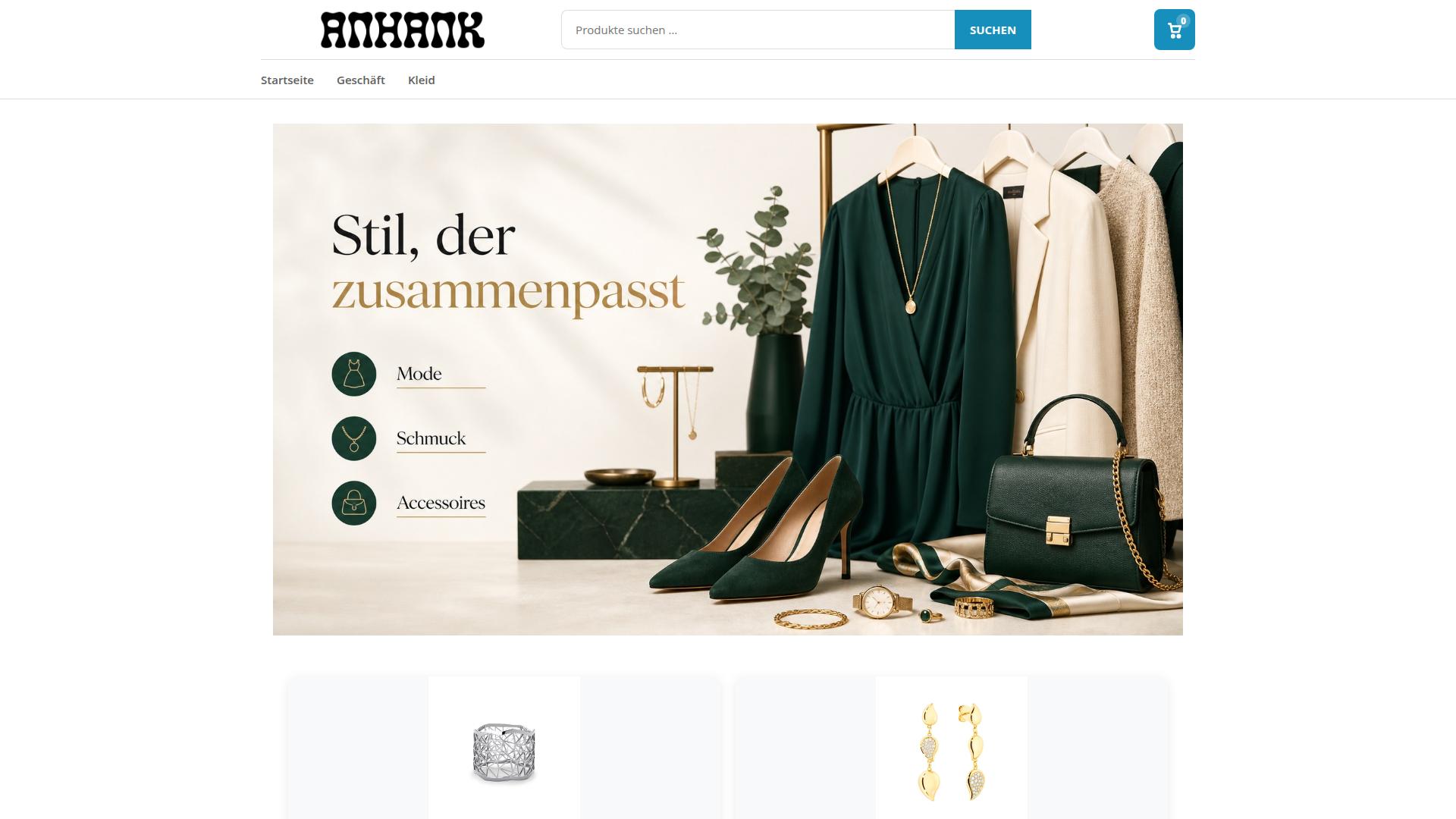 Screenshot anhaengergeschenk.com