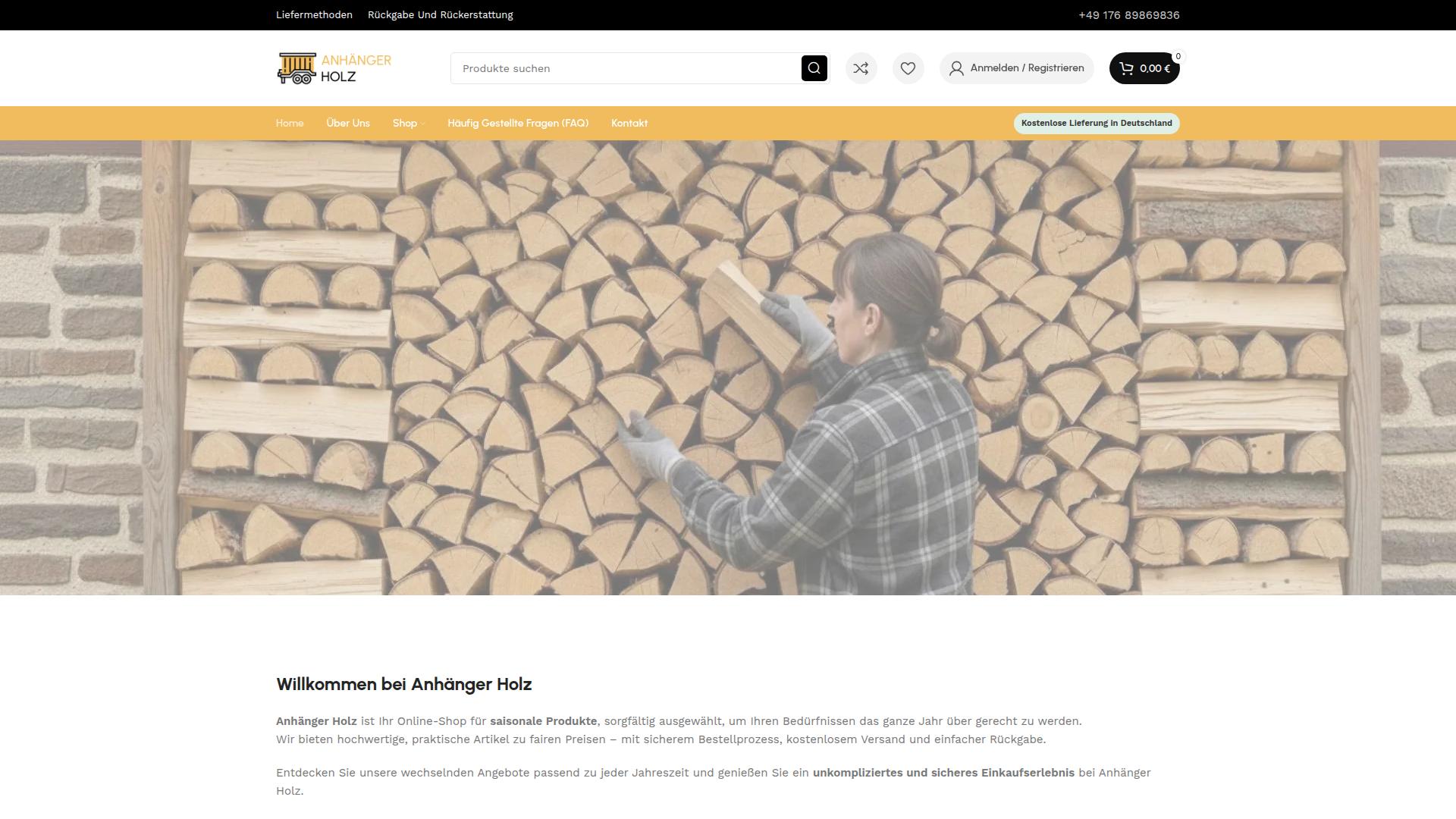 Screenshot anhangerholz.de