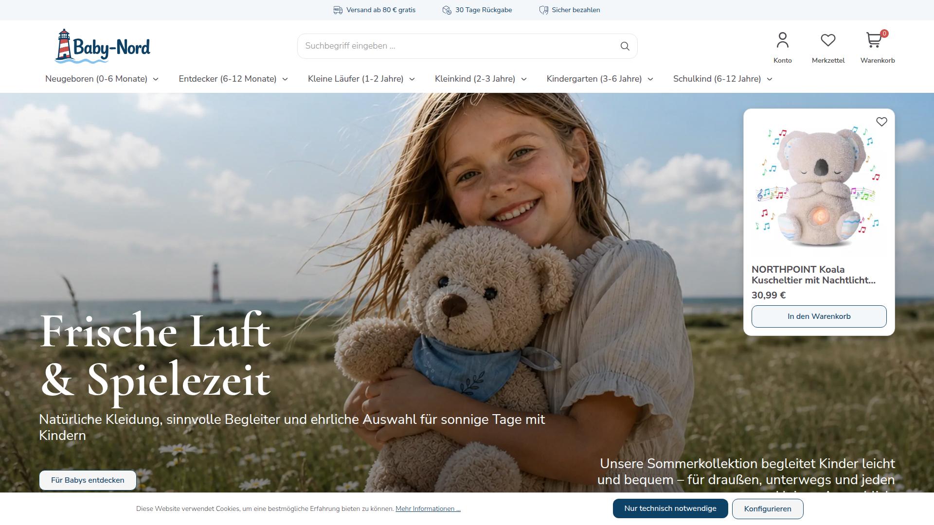 Screenshot baby-nord.com