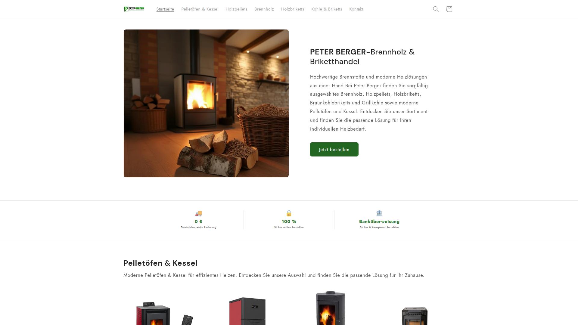 Screenshot berger-brennstoffe.com