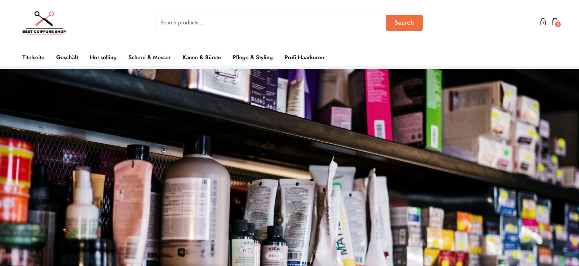 Screenshot bestcoiffureshop.com