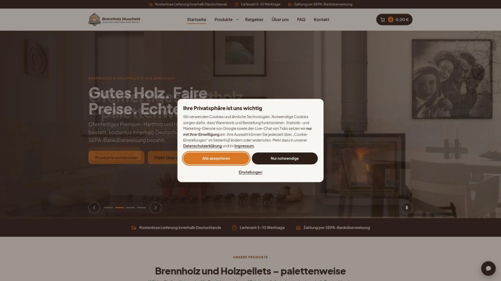 brennholzmuscheid.com