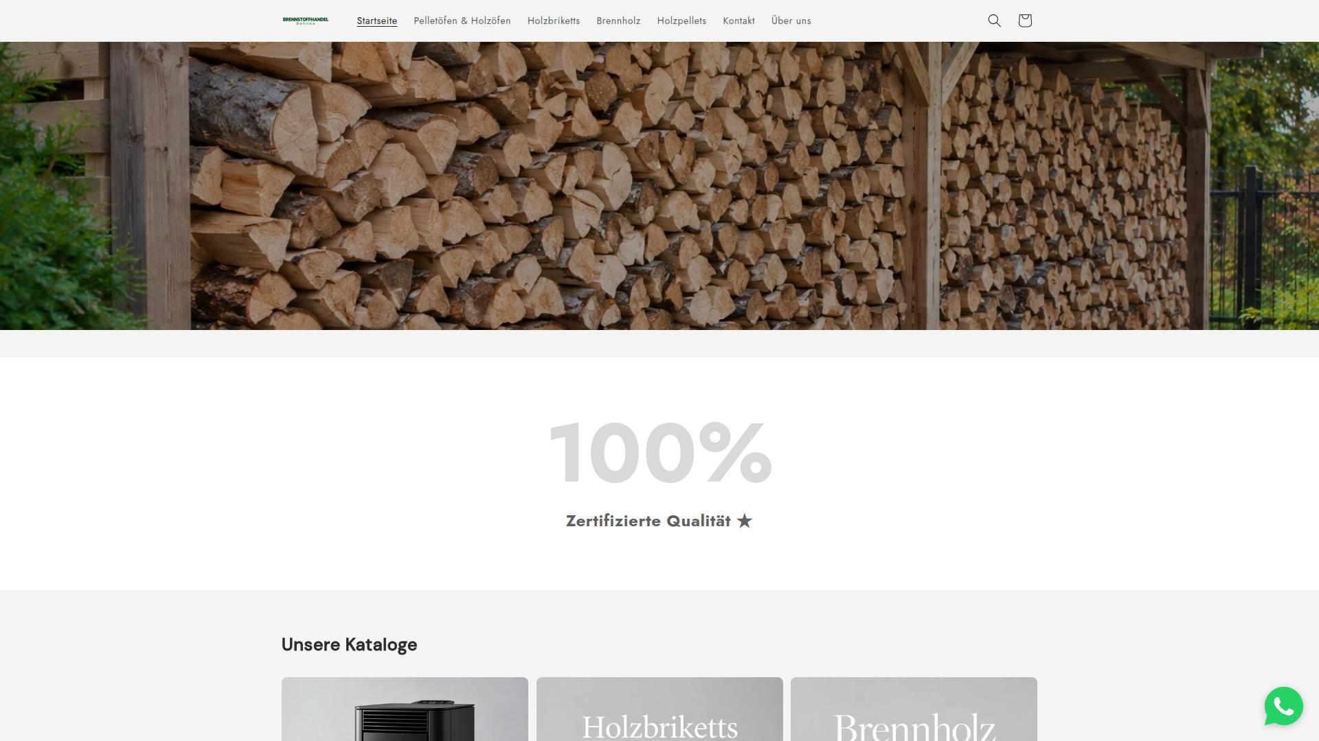 Screenshot brennstoffhandel-behnke.de
