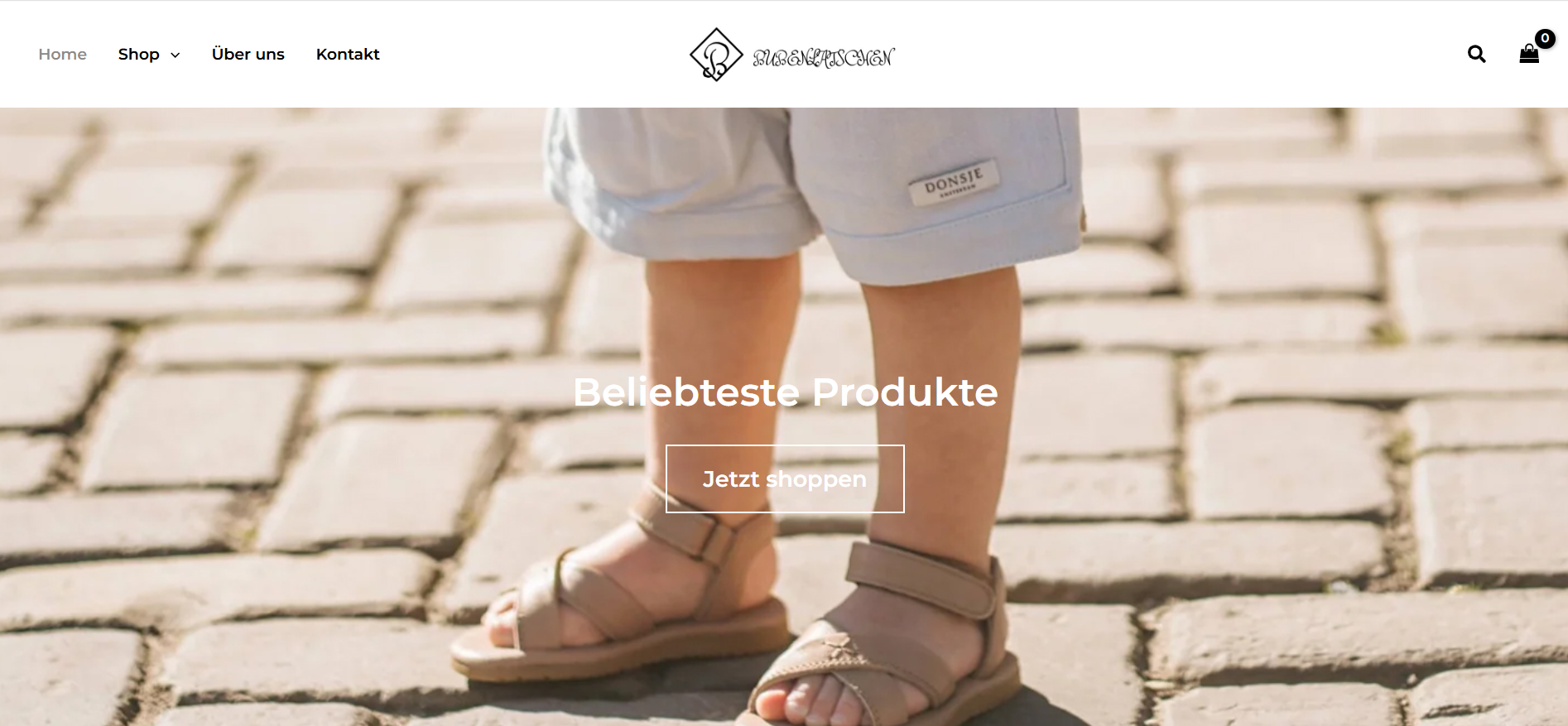 Screenshot bubenlatschen.com