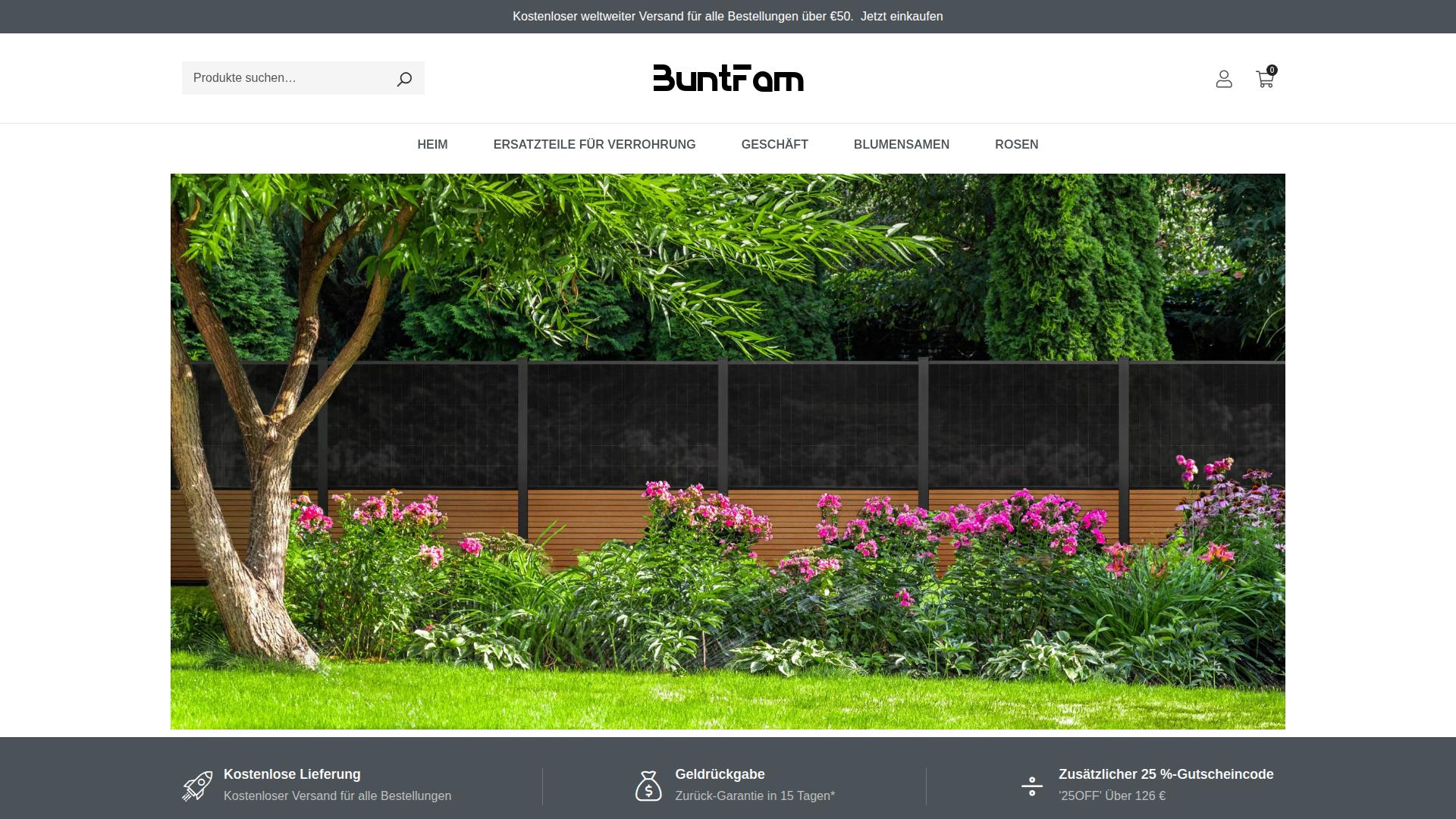 Screenshot buntnaturfamilie.com