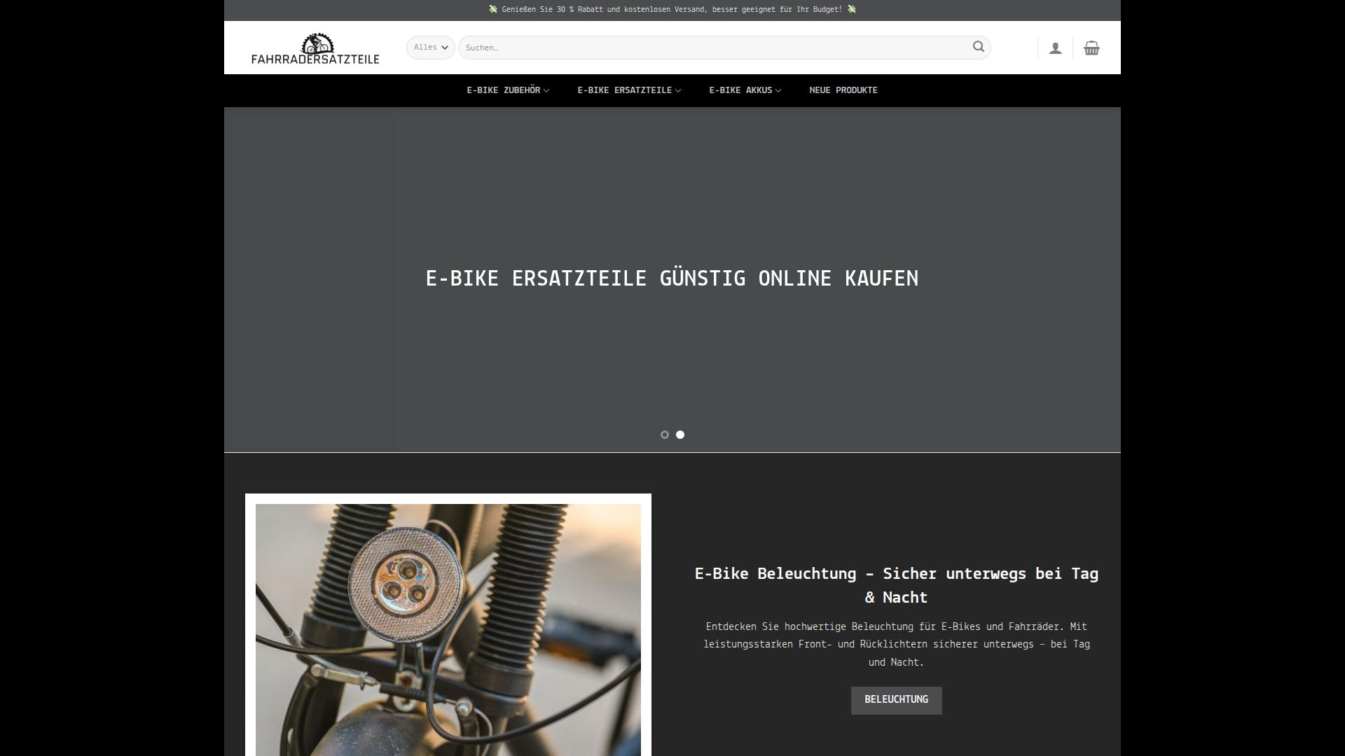 Screenshot elektrofahrrad24deshop.com