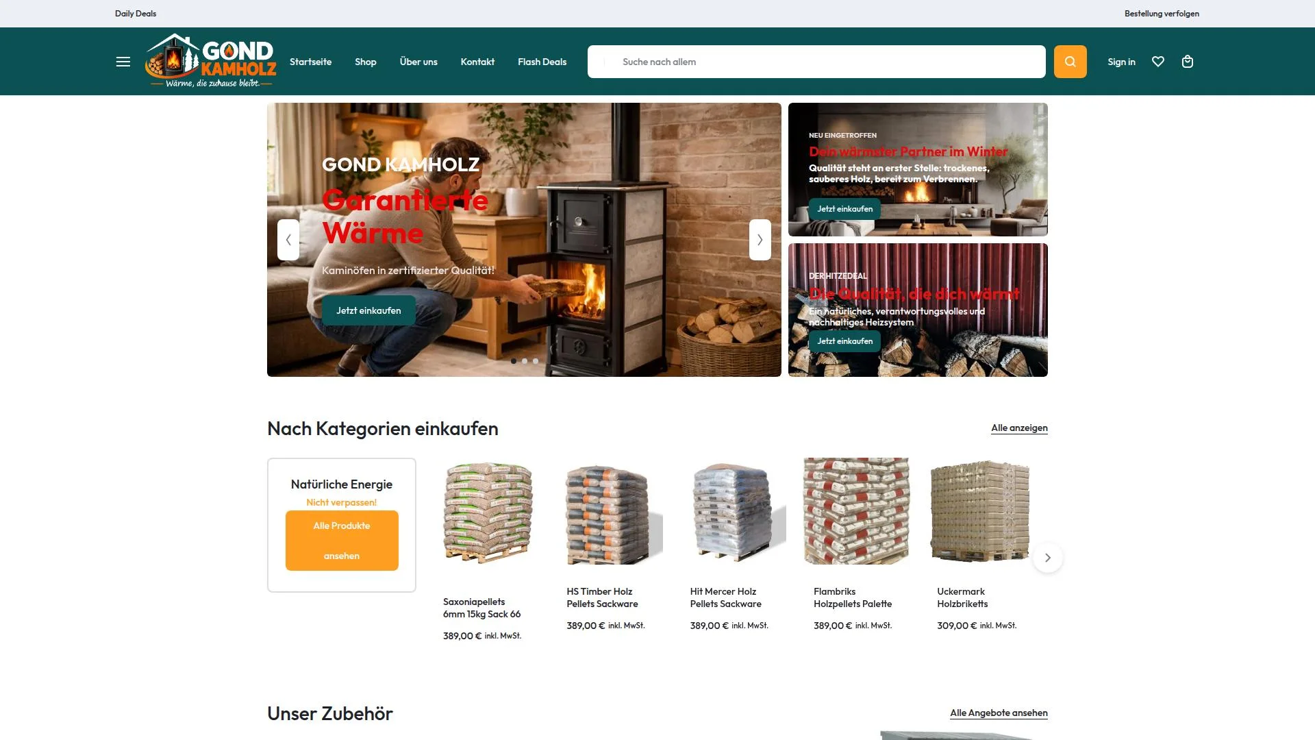 Screenshot gondkamholz.com