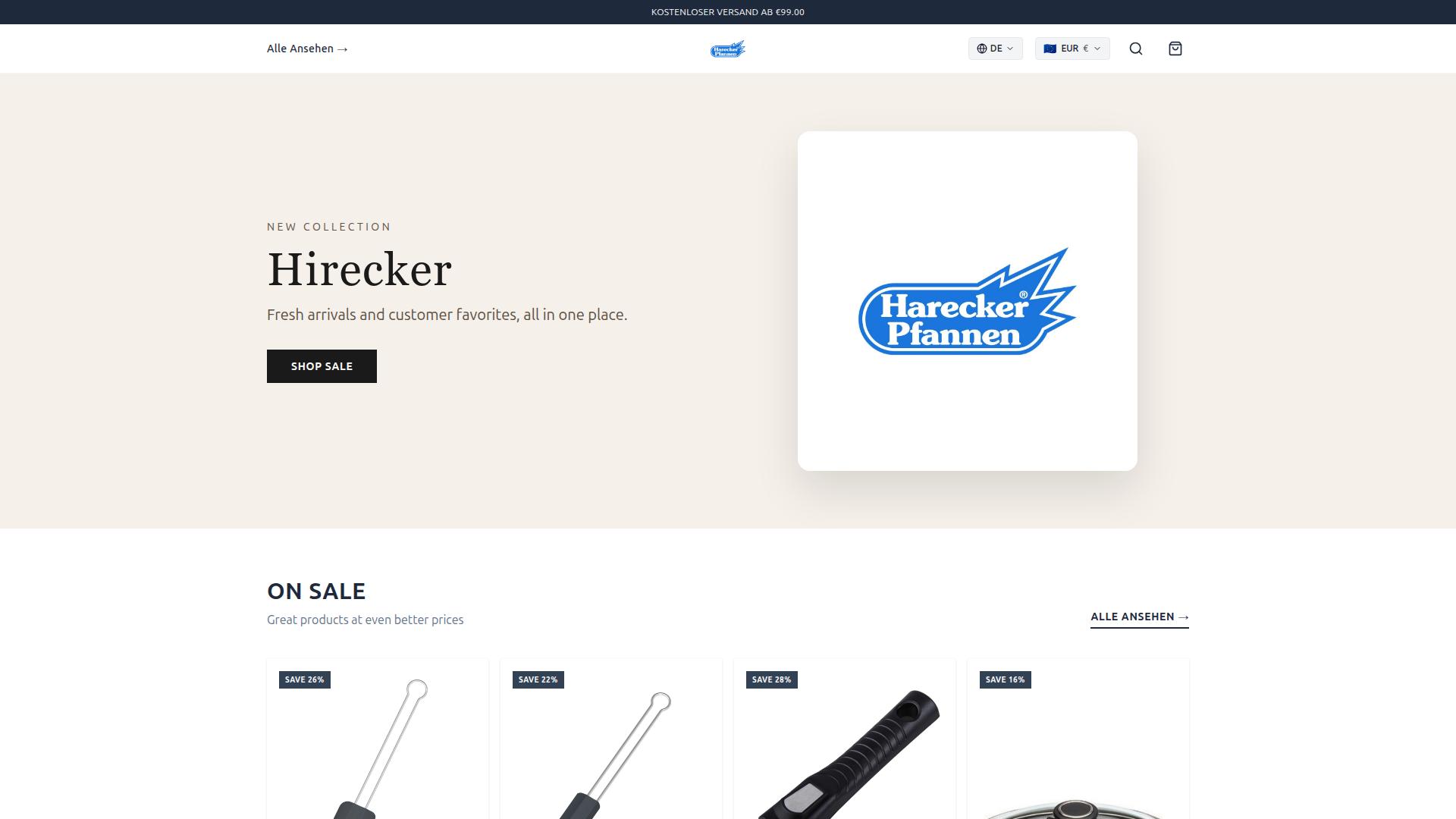 Screenshot hirecker.com