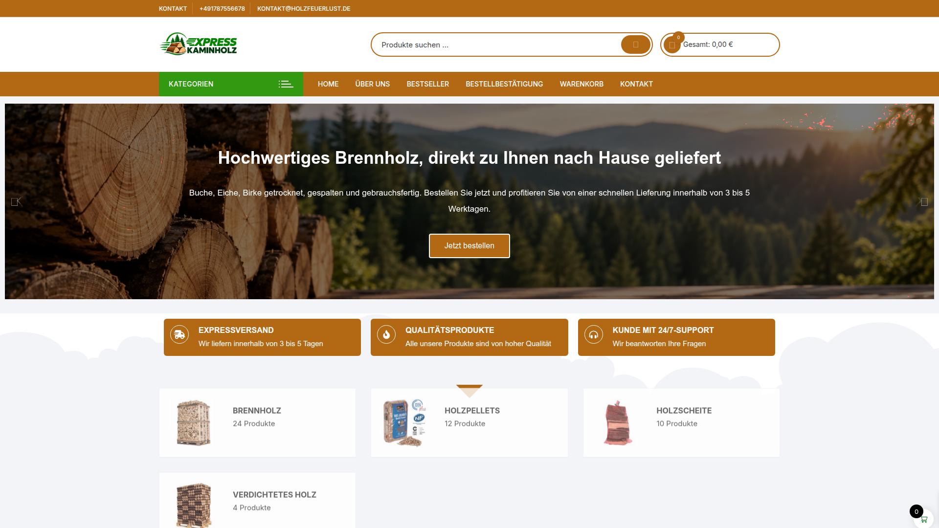 Screenshot holzfeuerlust.de