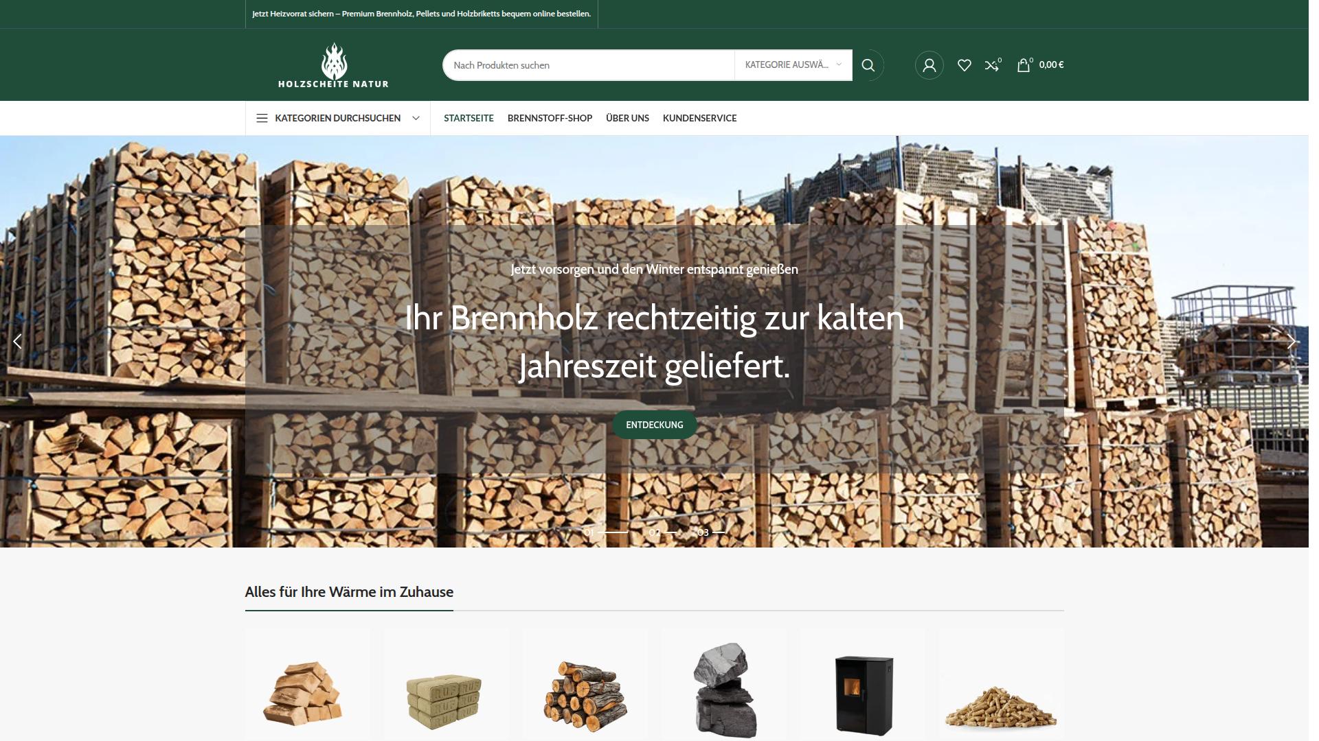 Screenshot holzscheitenatur.com