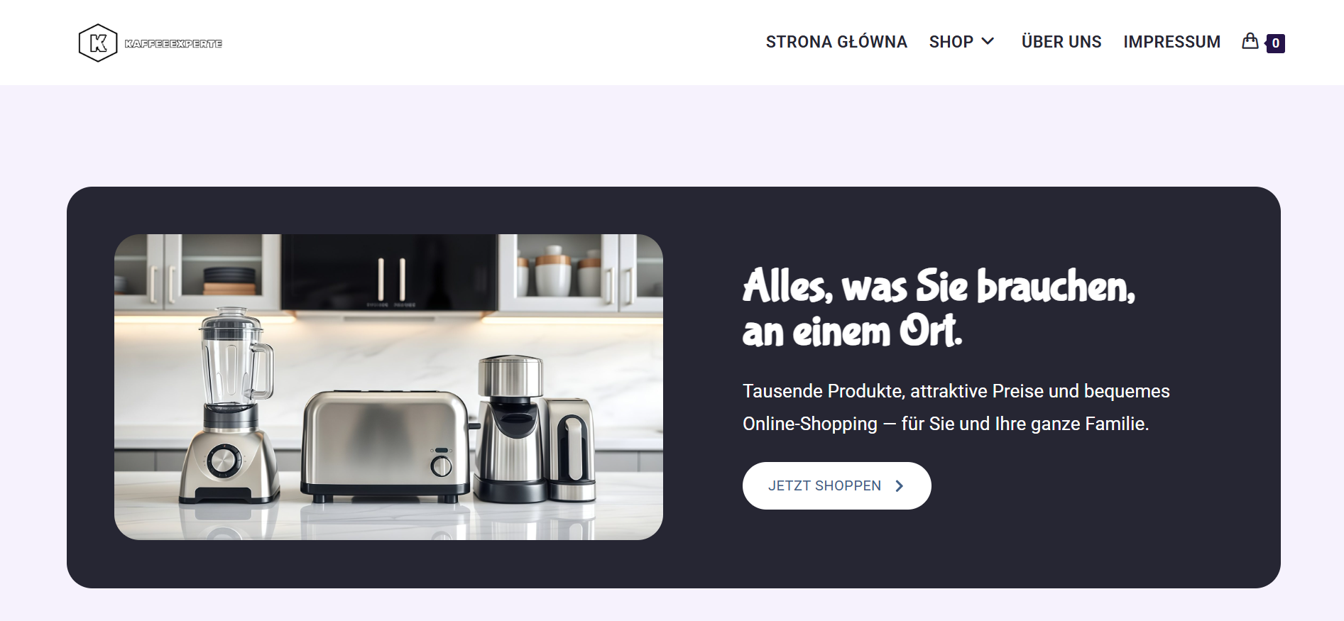Screenshot kaffeeexperte.com