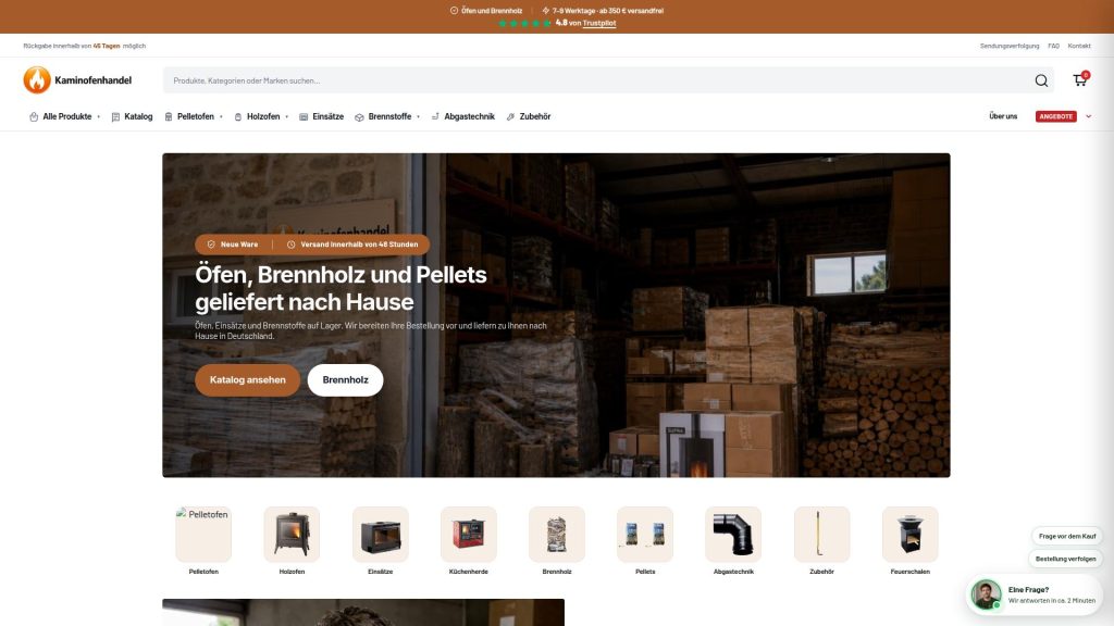 kaminofenhandel.com