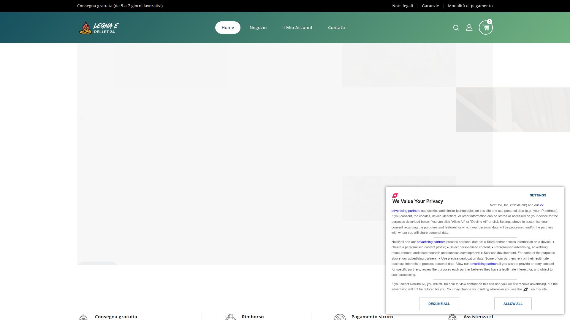 Screenshot legnaepellet24.it