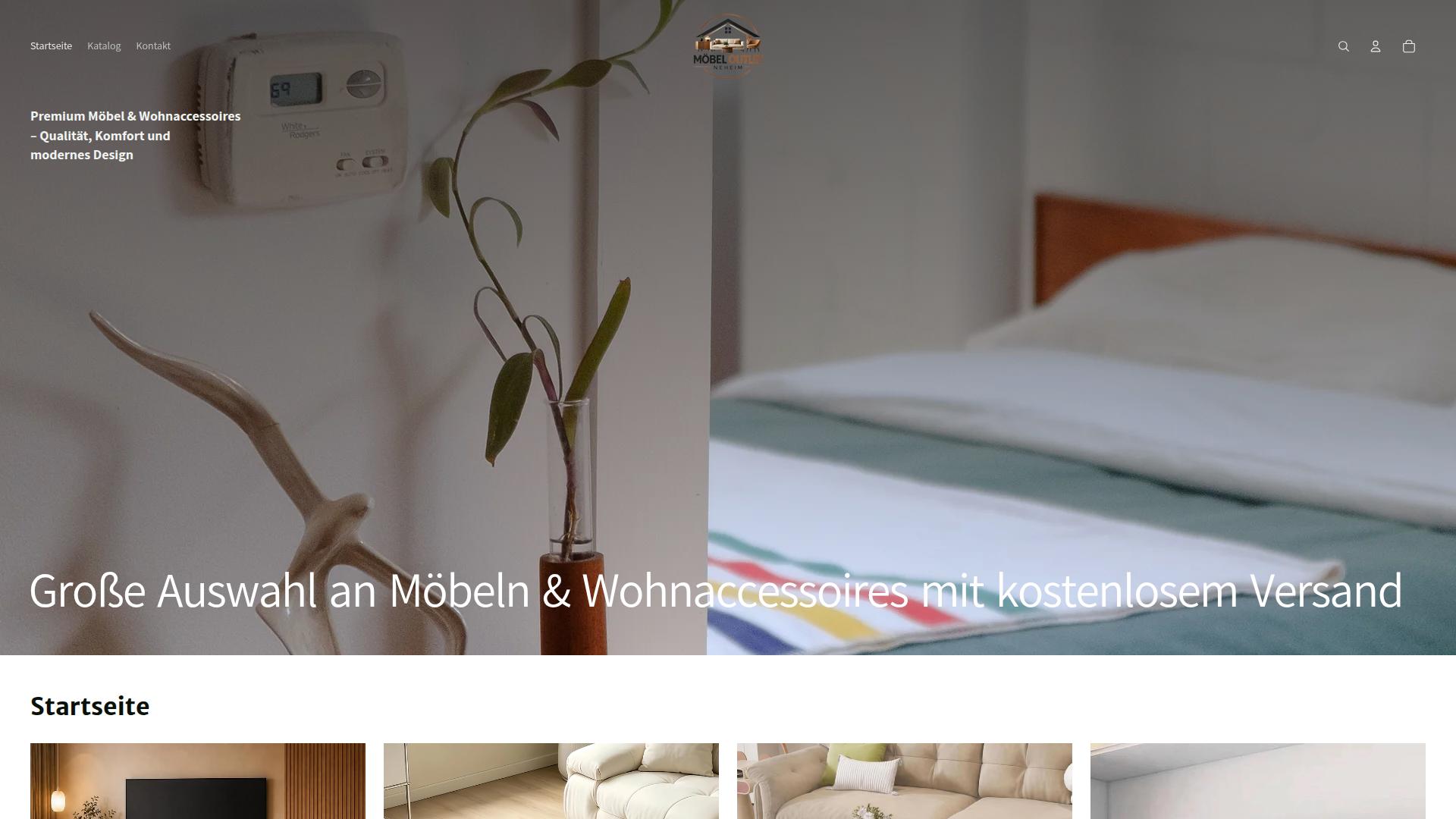 Screenshot mobeloutletneheim.shop