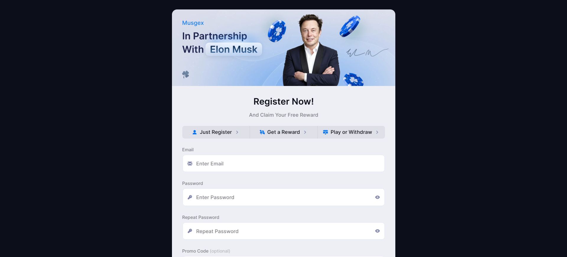Screenshot musgex.com