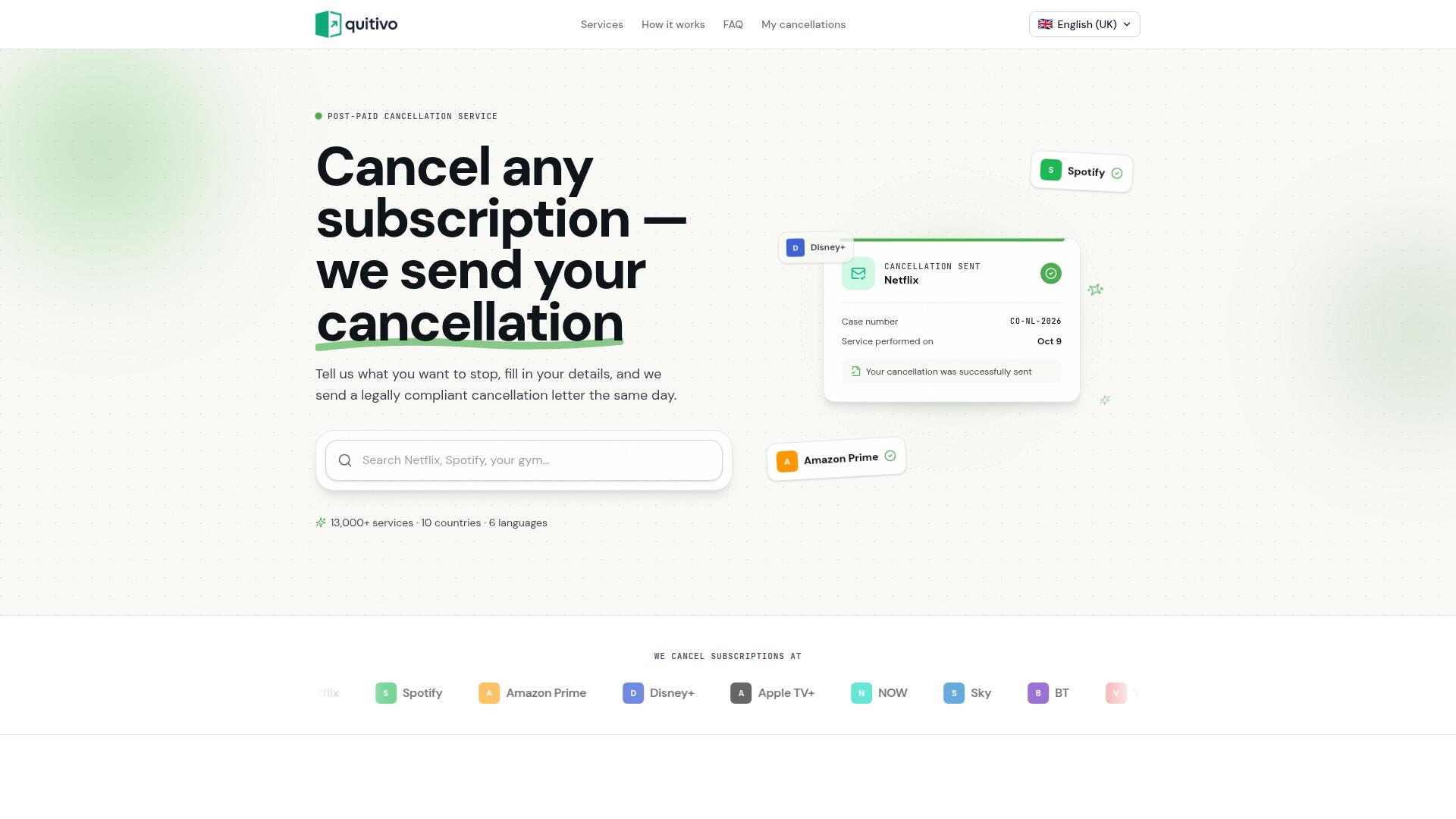 Screenshot quitivo.com
