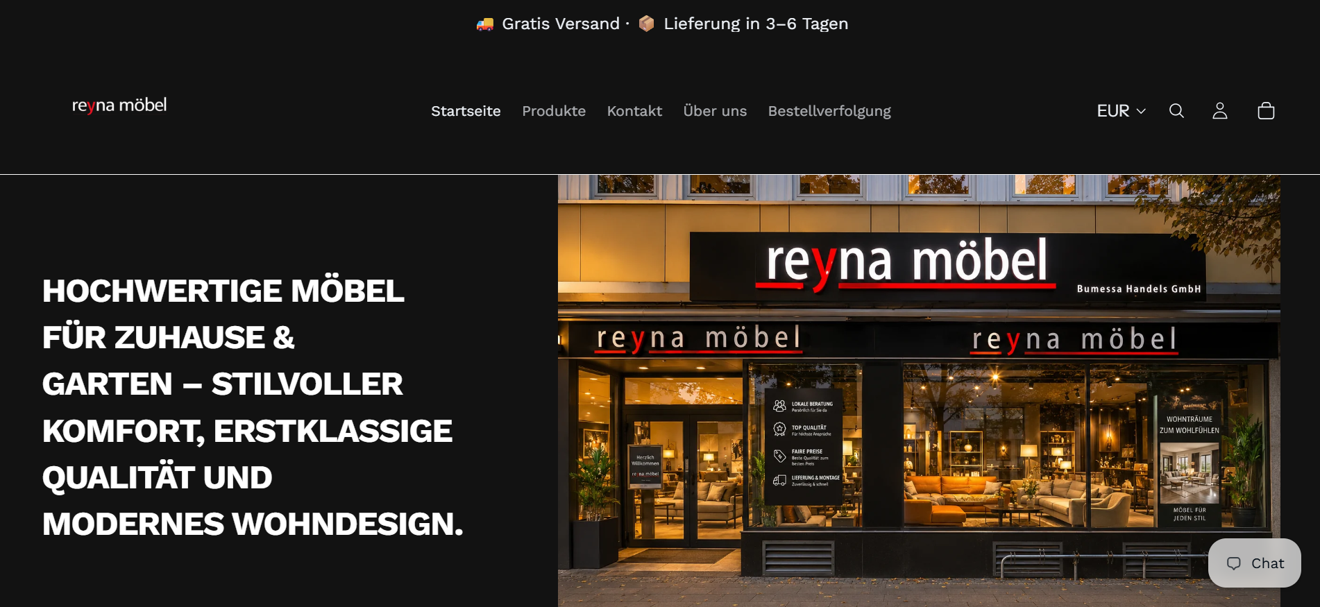 Screenshot reynamobel.shop