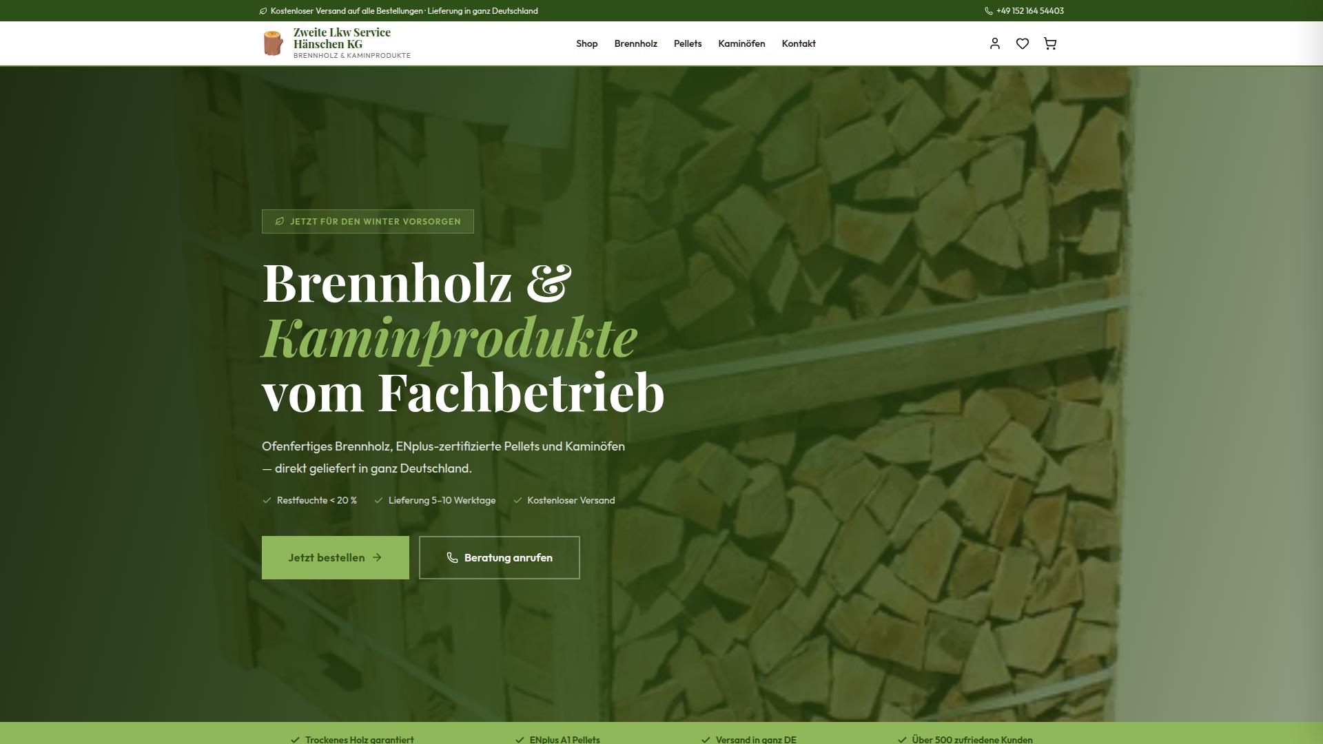 Screenshot servicehanschen-kg.com