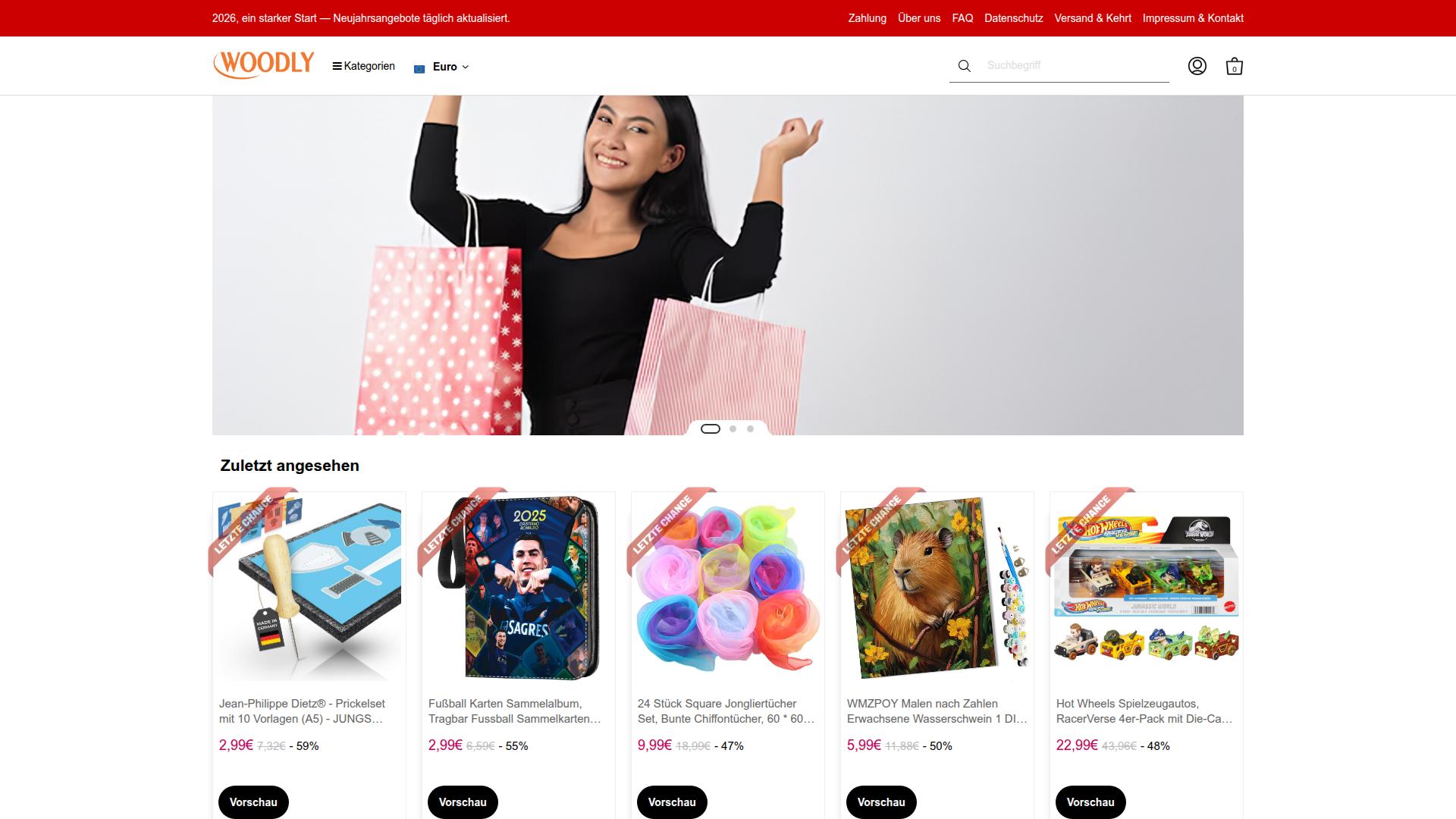 Screenshot store.woodgroven.com