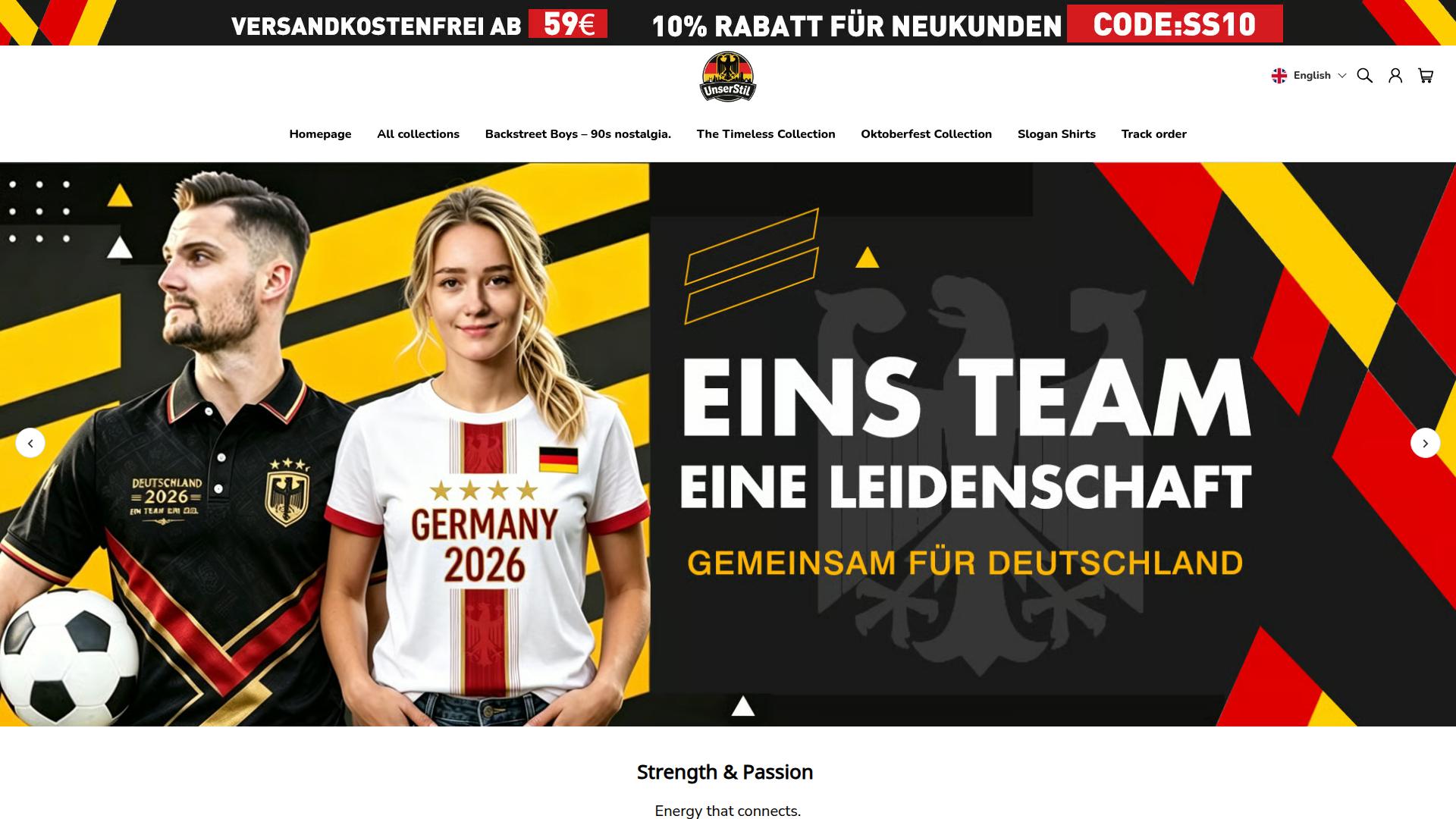Screenshot unserstil.com