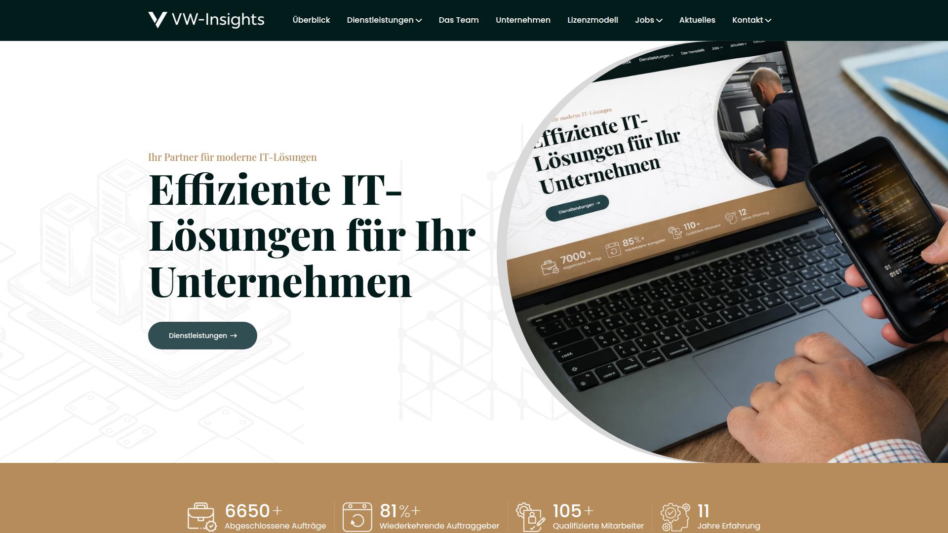 Screenshot vw-insights.de