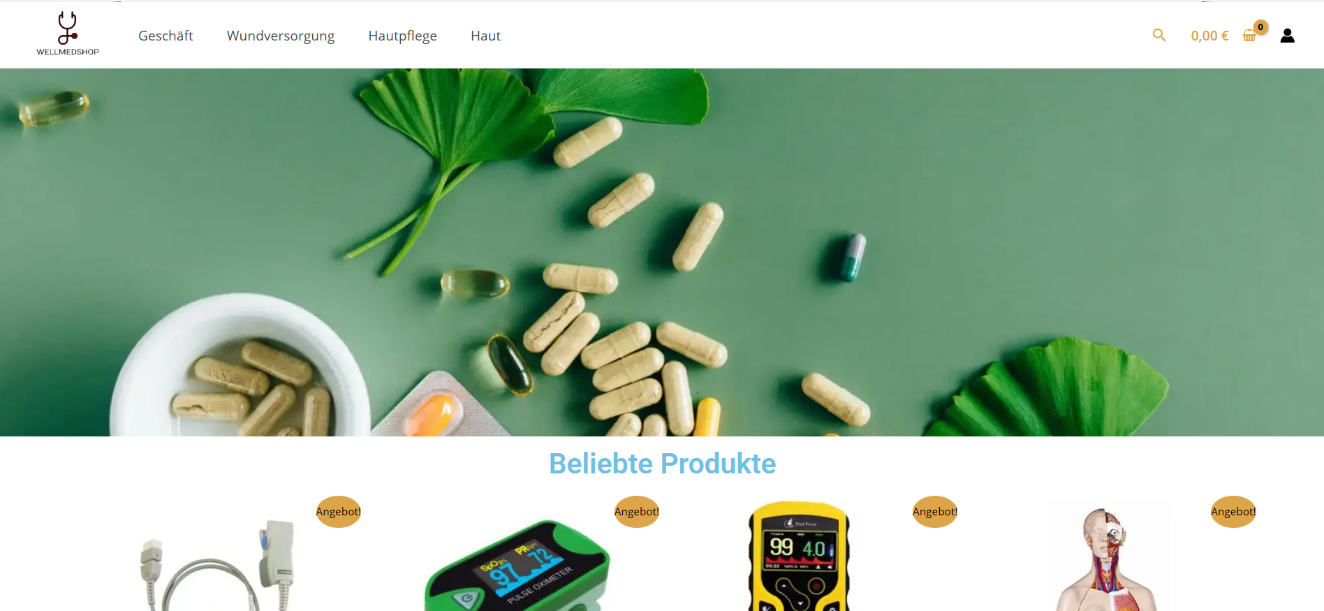 Screenshot wellmedshop.com